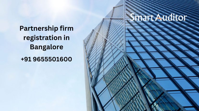 Partnership firm registration in Bangalore